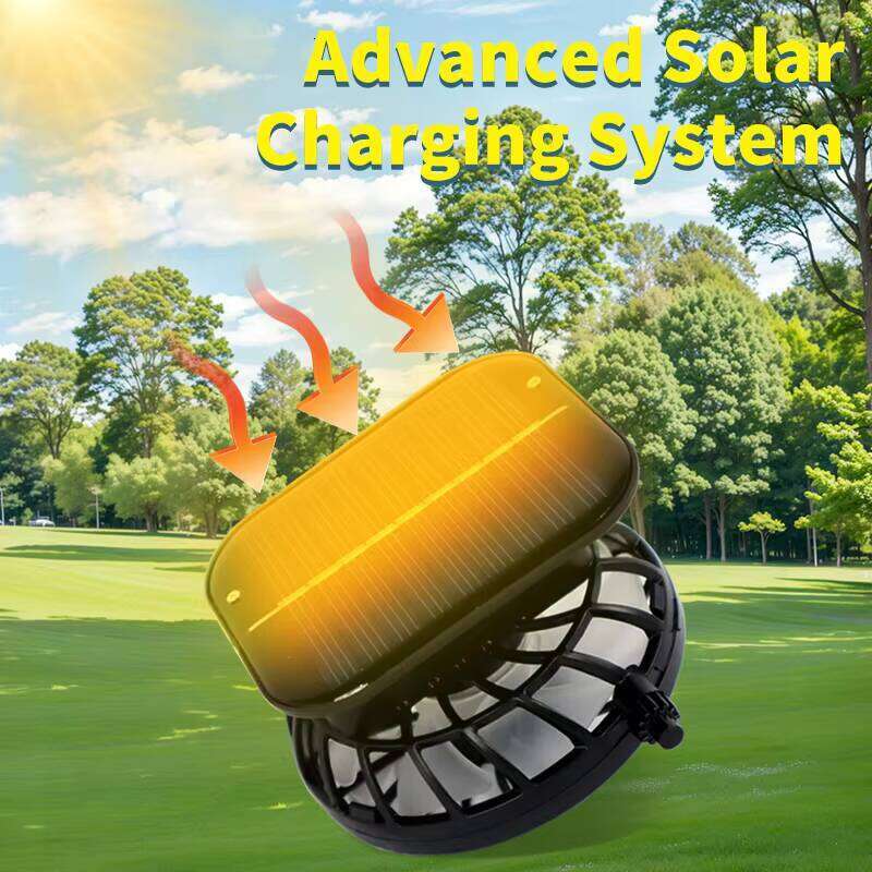 Solar Cooling Work USB Rechargeable Fan Hat for Outdoor Fishing Hiking Camping