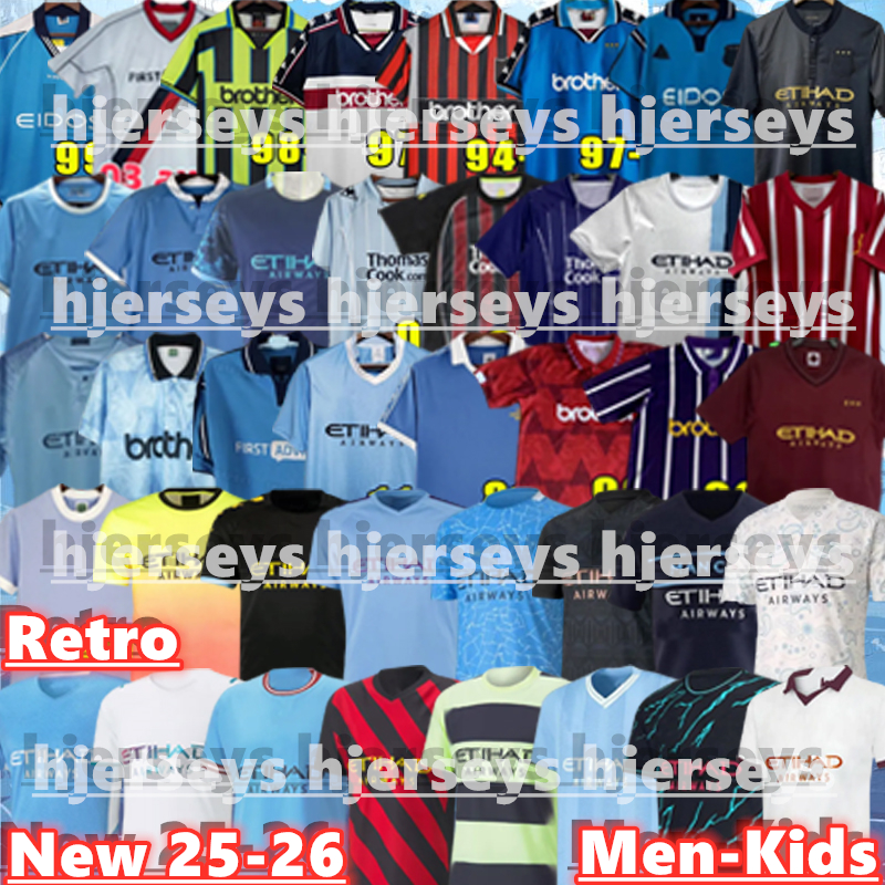 24 25 26 fans player man city Soccer Jerseys 16 17 18 19 20 21 22 23 24 Retro HAALAND 72 98 99 00 DE BRUYNE KOVACIC MANS FODEN 98 99 00 11 12 Football ManCityShirt Mens Uniforms