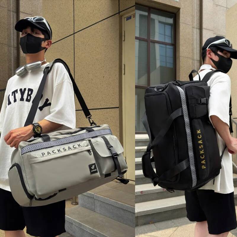 Fashion Travel Duffel Short Trip Backpack for Airlines Carry On Lightweight Multifunctional Large Capacity Sports Bag