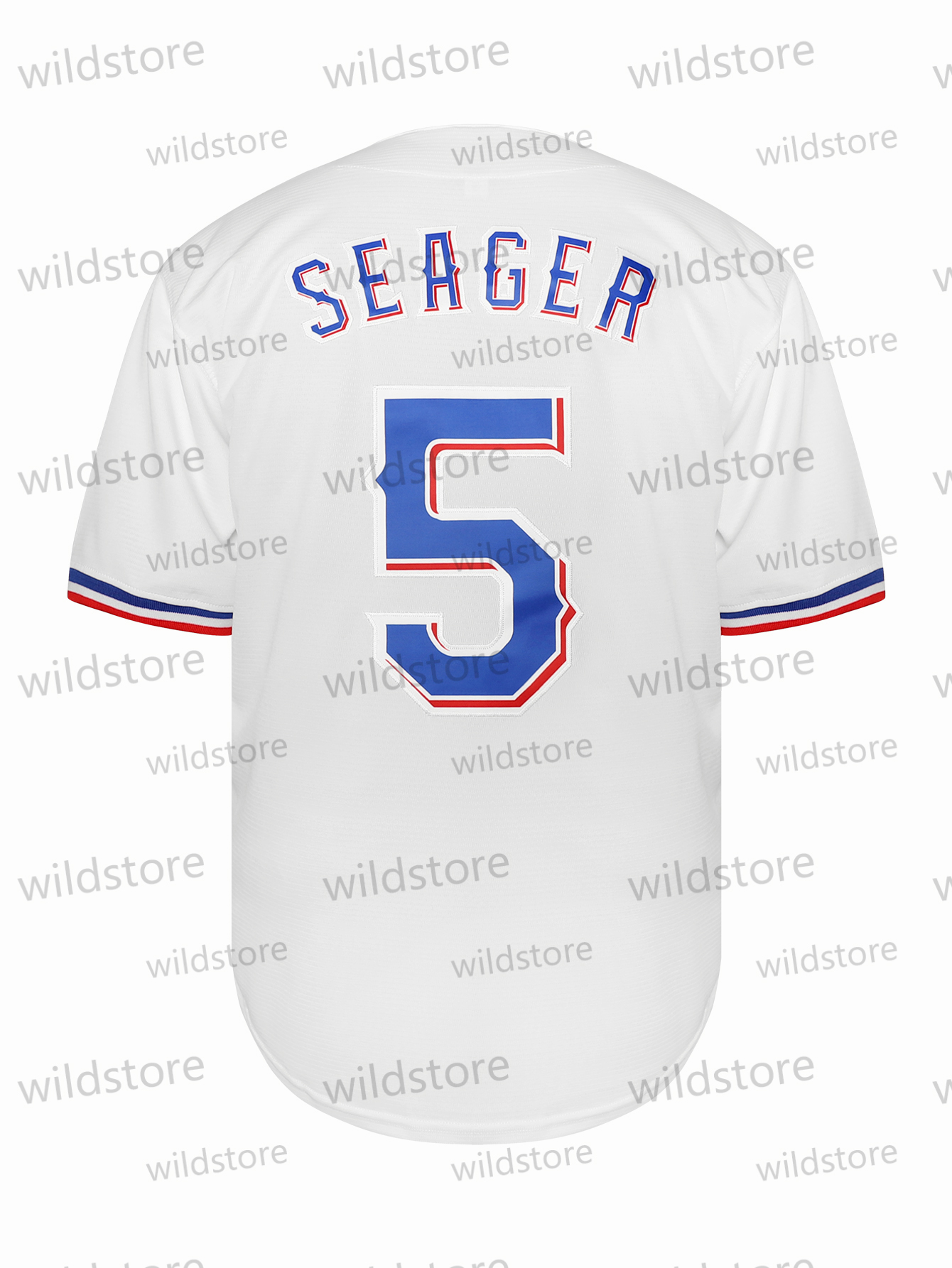 5 Seager Baseball Jerseys Langford Jung Ryan Semien Garcia Carter Heim Lowe Stitched Custom Jersey