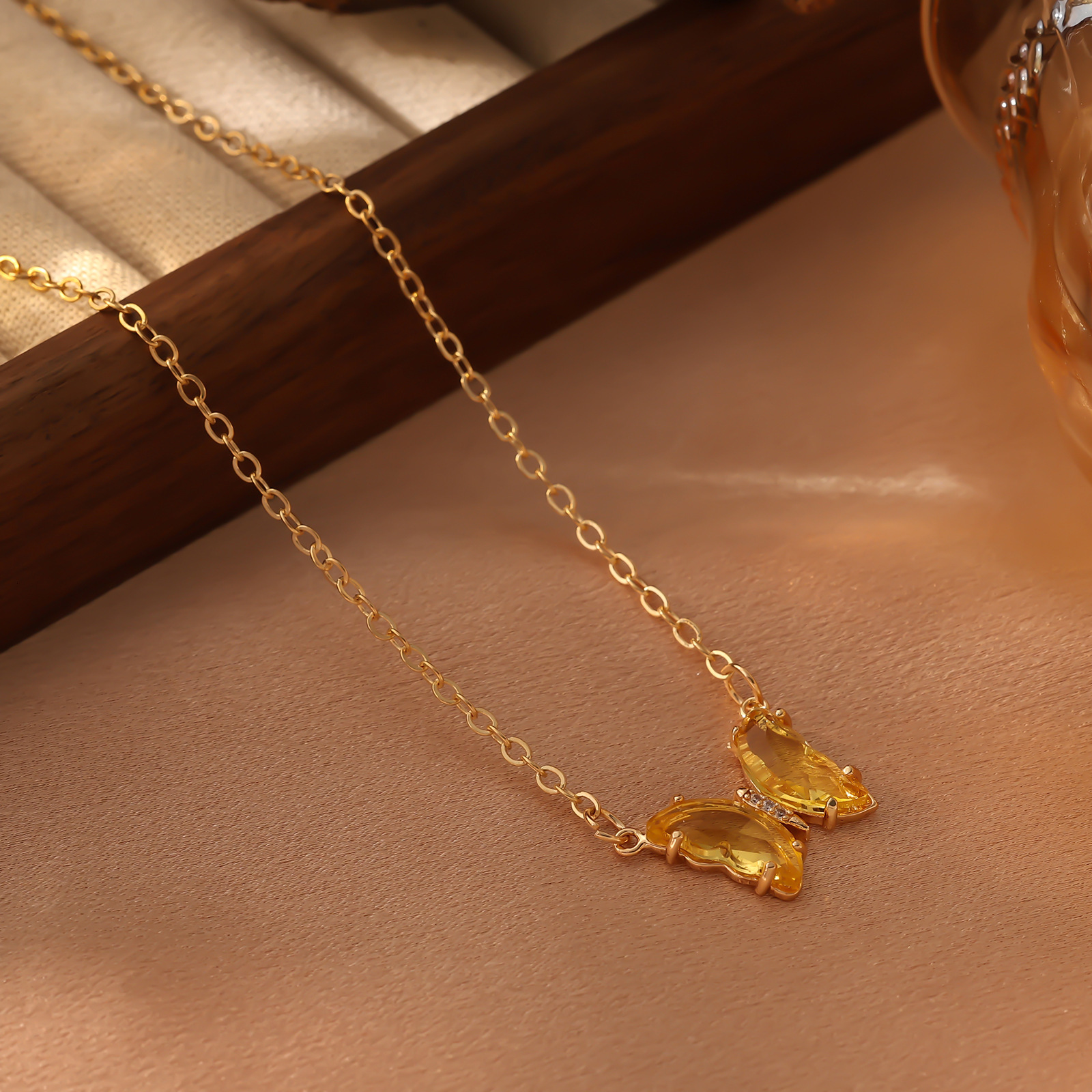 Design Stanley Cup Accessories Butterfly Pendant Women's Jewelry