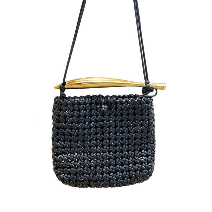Designer Bag New Women's Celebrity Hollow Woven Small Square Fashion Handbag Shoulder Crossbody Bag Trendy