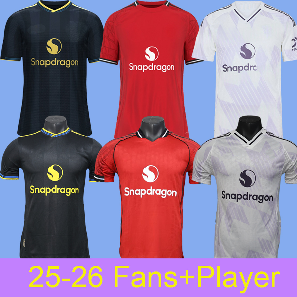25/26 FERNANDES soccer jerseys AMAD MAINOO GARNACHO MOUNT ZIRKZEE CASEMIRO football shirts 2025 2026 HOJLUND ERIKSEN MARTINEZ RASHFORD UNITED Kits