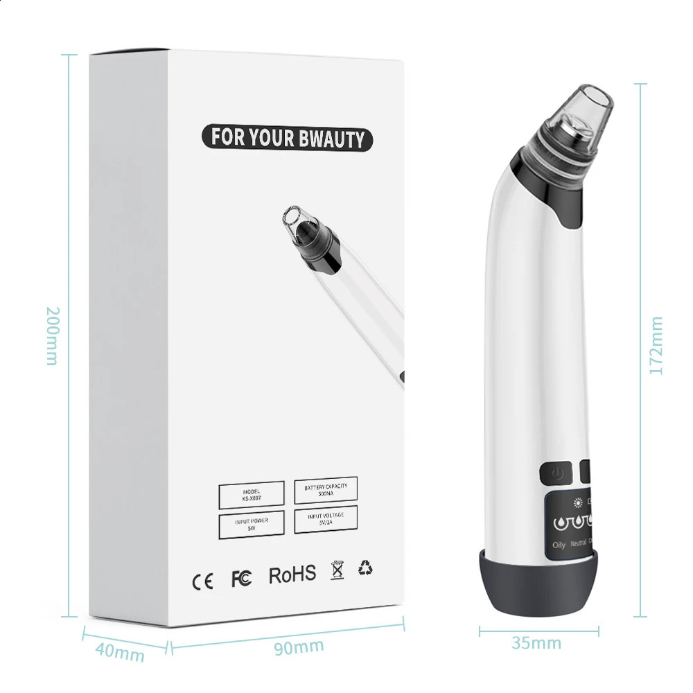 Compress Blackhead r Vacuum Suction Pore Cleaner Electric Nose Face Deep Cleansing Skin Care Device Birthday Gift 250523