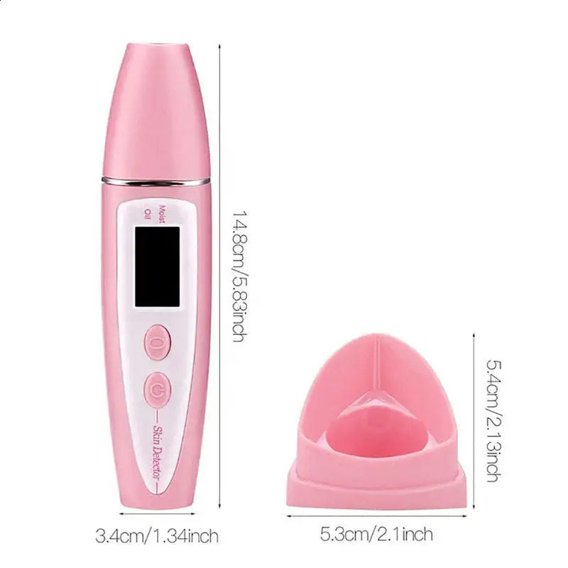 Bio Technology Sensor LCD Precise Detector Digital Skin Oil Moisture Tester for Face Care Lady Beauty Tool Women Spa Monitor 250523