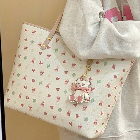 designer New Style College Student Tote Bag for Women, Large Capacity 2025 New Handbag, Commuter Shoulder Bag for Women