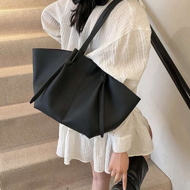 Branded Shoulder Bags For Women Soft PU Leather 2-In-1 Big Capacity Shopper Tote Set 2025 Designer Handbags