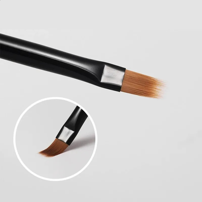 1Pc Round Wood Handle Nail Ombre Brush Nail Art Painting Pen Brush UV Gel Polish Gradient Color Acrylic Nail Drawing Pen 250528