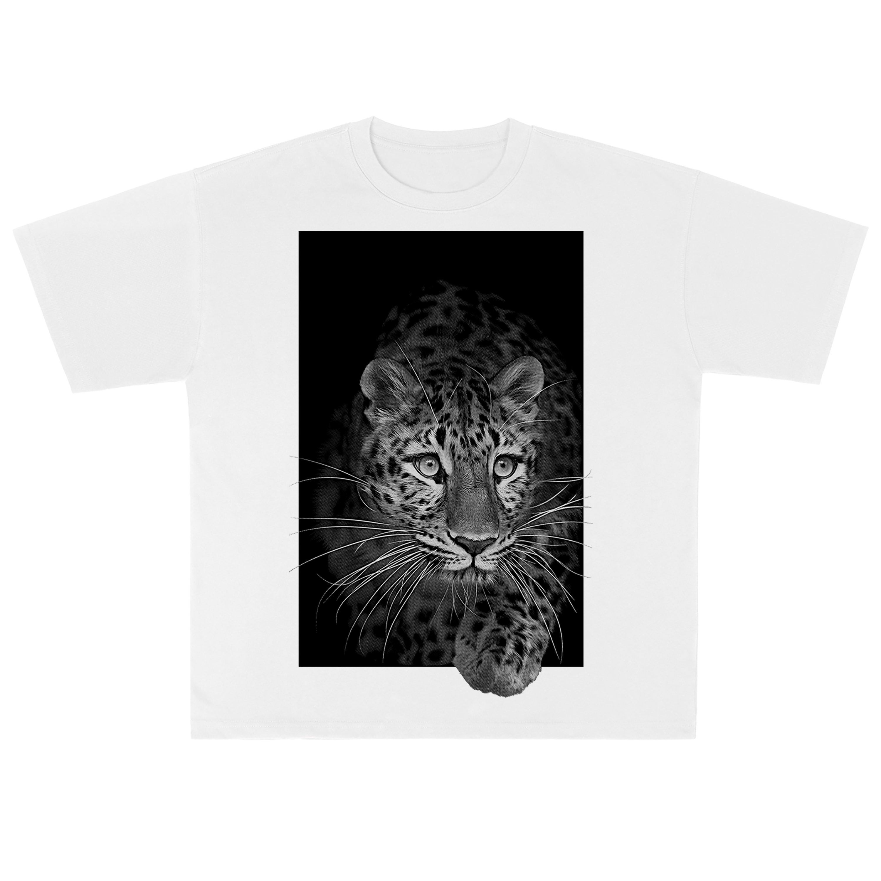 T-shirt men's top designer cotton T-shirt Panthera pardus short sleeved clothing high-quality fashionable T-shirt