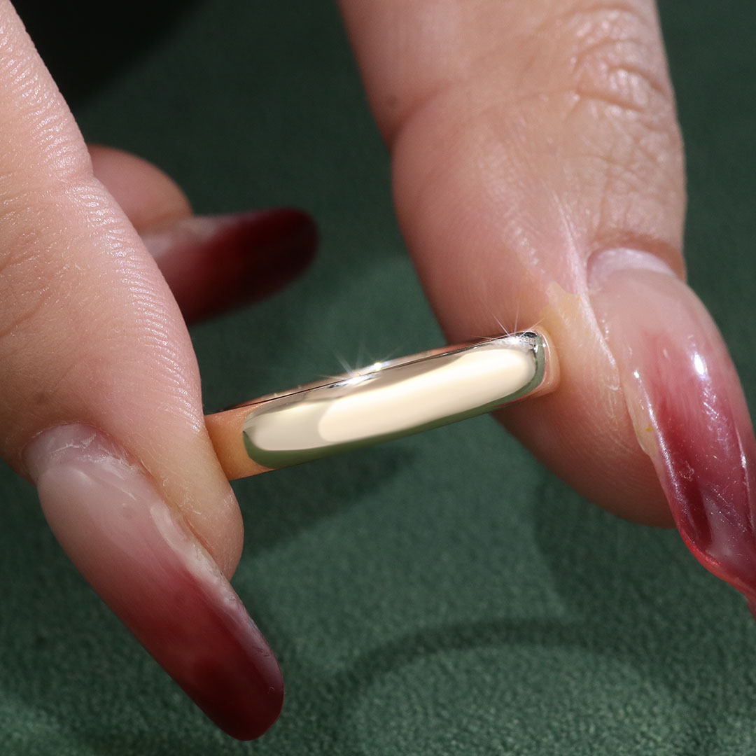 Provence Jewelry Custom Wholesales Price Simple Jewelry Men Rings Engagement Ring 18K 14K Yellow Gold Wedding Men Rings