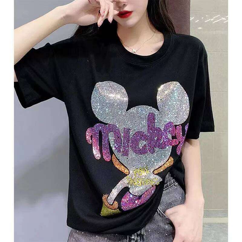 Women Brand Female Girl T Shirt Tops fashion Designer Tshirt Summer Cartoon Short sleeve T-Shirt korean popular clothes