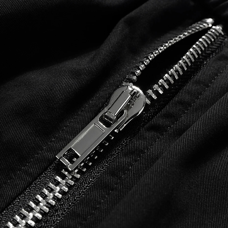 Men Summer Cargo Shorts Summer Black Loose Casual Shorts Side Pocket Wide Leg Short Pants for Male 250529