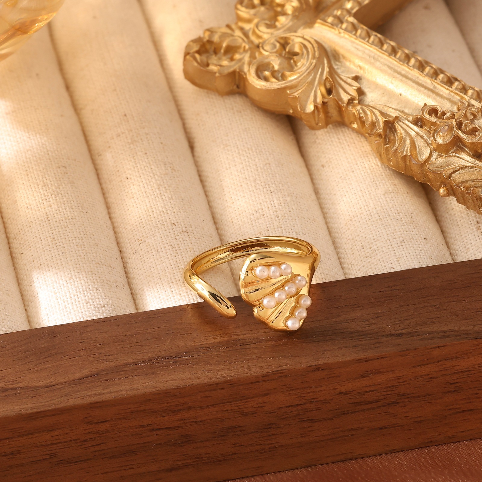 Exquisite Atmosphere Red Tourmaline Chunky Square Ring Fashionable Versatile Jewelry Accessory