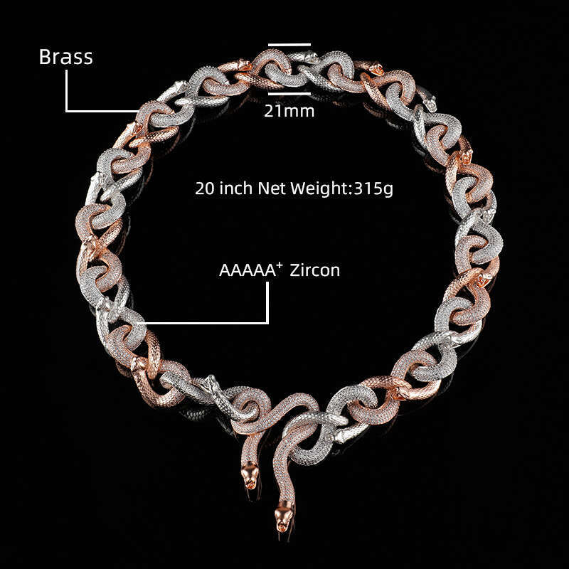 Luxurious Moissanite necklace VVS Moissanite ice diamond gold chain necklace 925 sterling silver men's necklace Miami Cuban chain necklace