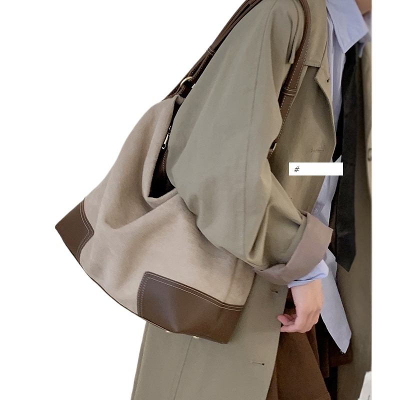 designer Niche Commuter Bag for Women 2025 New Trendy Fashion Tote Bag Versatile Ins Style Large Capacity Shoulder Bucket Bag