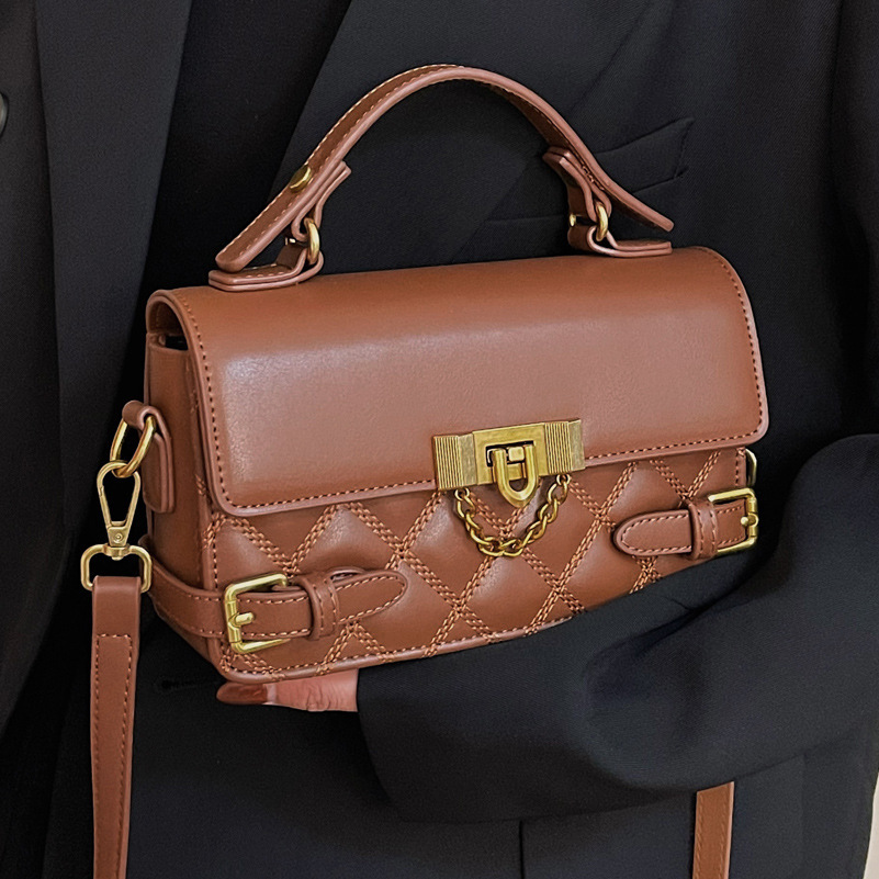 designer Foreign Trade Texture Handbag Women's Bag 2025 New Versatile Small Square Bag Stylish Shoulder Bag Versatile Crossbody Bag