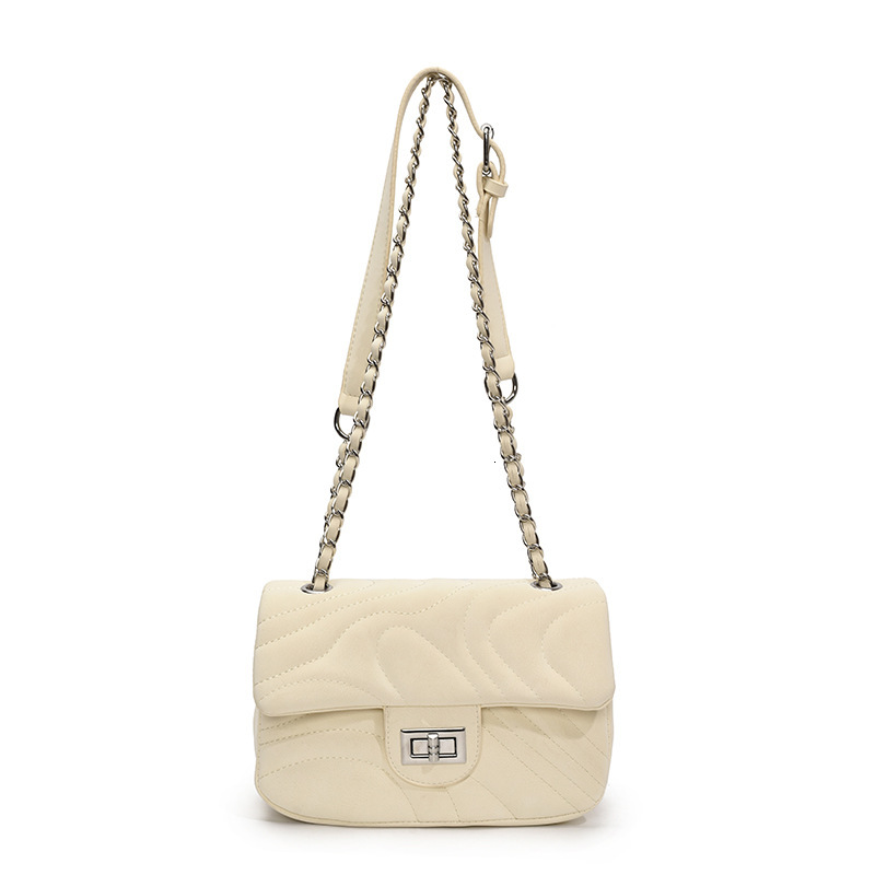 Free Shipping 2025 New High-end Versatile Underarm Bag Designer Bag Beach Bag Small Chanel Style Striped Commuter Shoulder Bag Chain Texture Crossbody