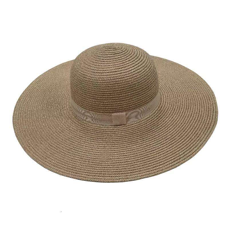 The New Belt Straw Women's Summer Travel Holiday Beach Sun Block Hat Big Cornice