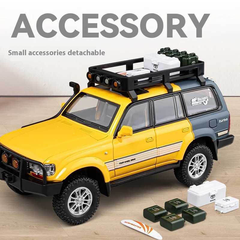 Free shipping 1 24 Scale LC80 Off-road Vehicle Alloy Car Model Diecast Toy Ornament Gift Souvenir Collectible