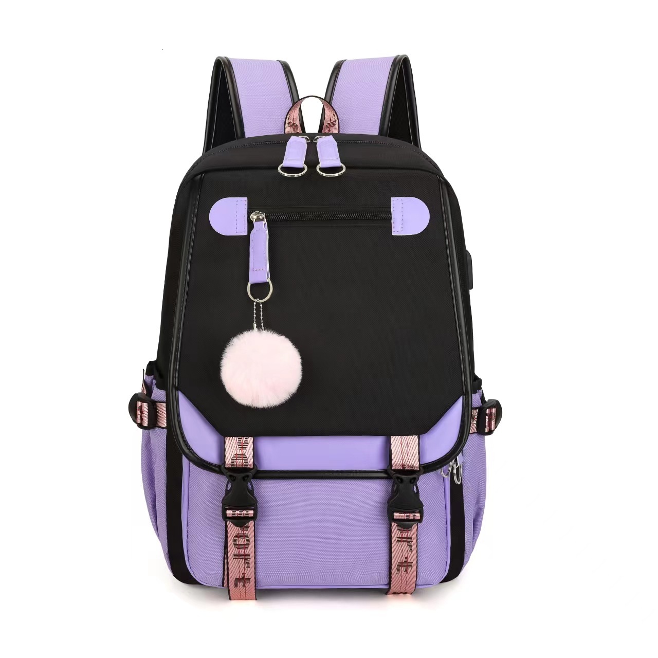 Free Shipping Casual Korean Style Backpack Large Capacity Junior Student Solid Color Simple Outdoors Designer Bag Multi-layer Laptop Backpack Double S