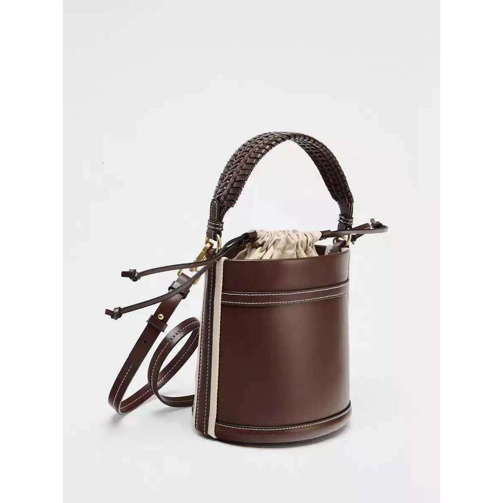 New Female Shoulder Fashion Bucket Handheld Bag Women's PU Leather Leisure Outdoor Crossbody Bags