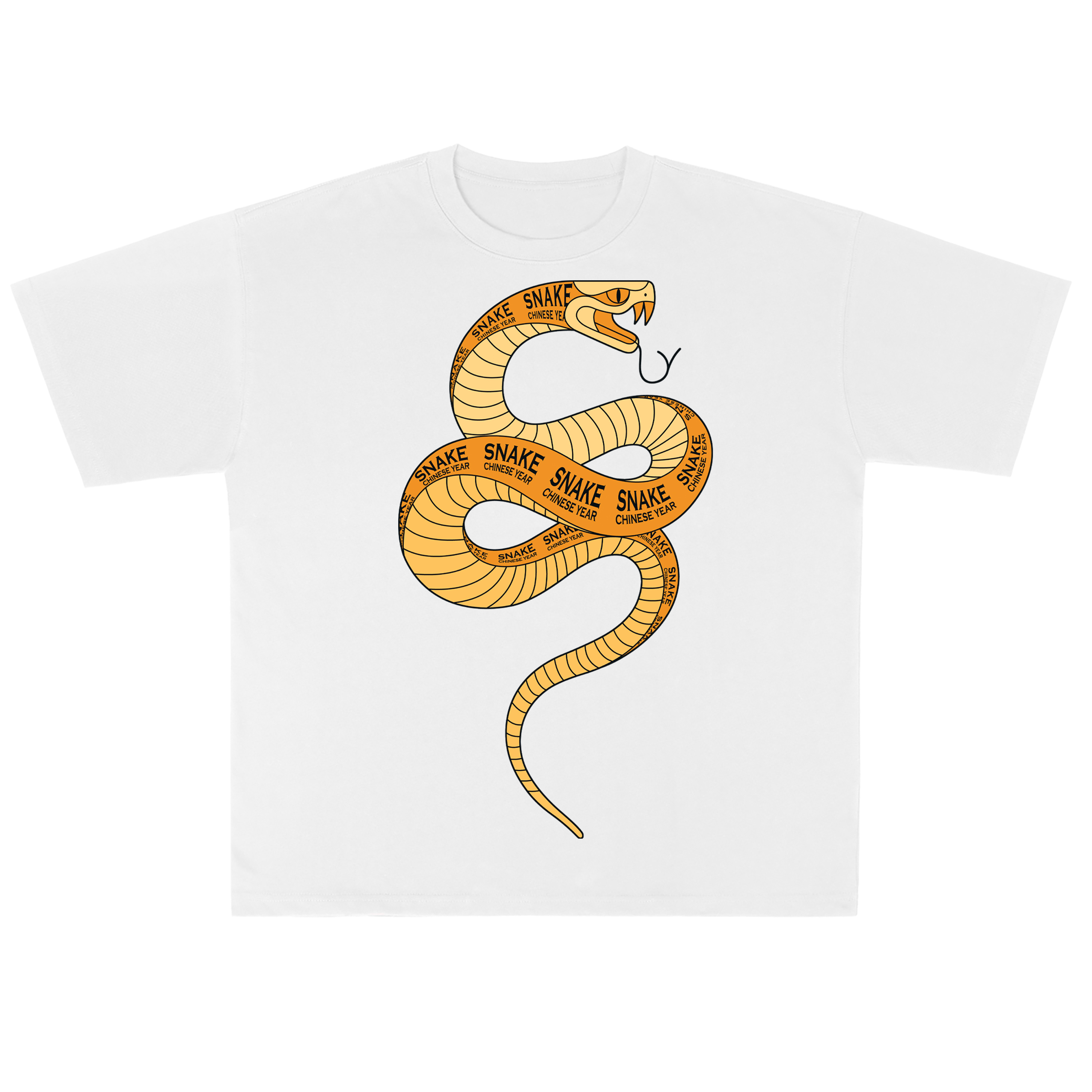 T-shirt men's top designer cotton T-shirt golden python short sleeved clothing high-quality fashionable T-shirt