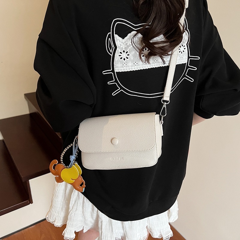 designer 2025 New High-Quality Fashion Casual Versatile Commuter Shoulder Bag for Women Stylish Solid Color Crossbody Bag