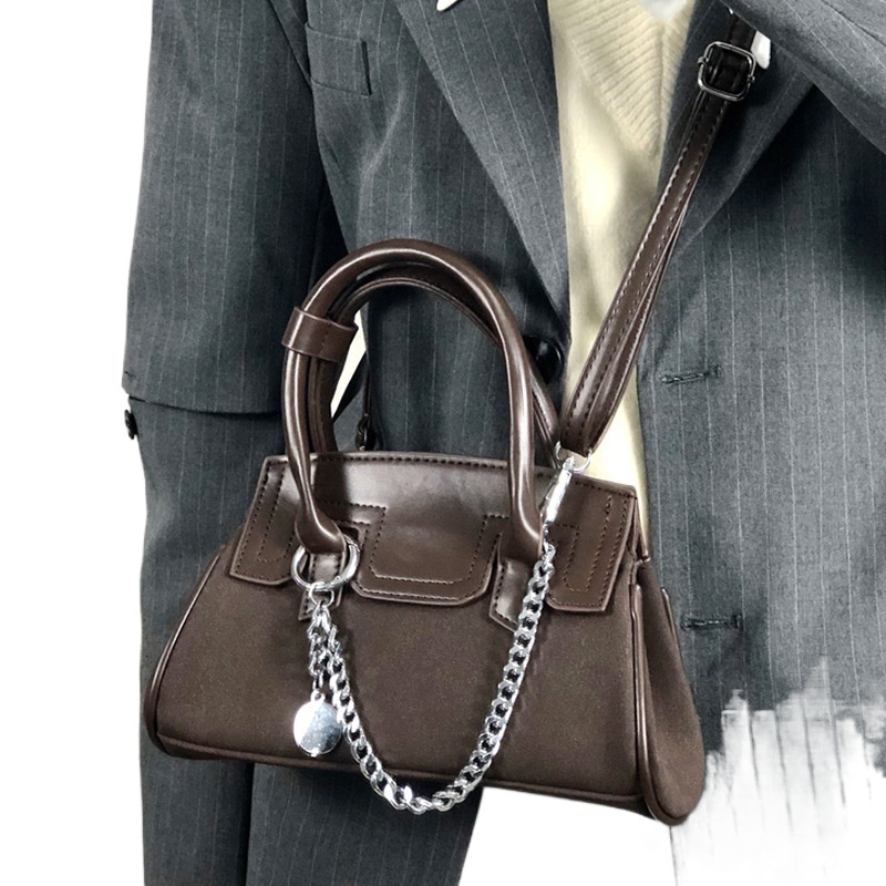 designer 2025 New Crossbody Bag Bags High-end Matte Handbag European and American Retro Style Patchwork Shoulder Underarm Bag