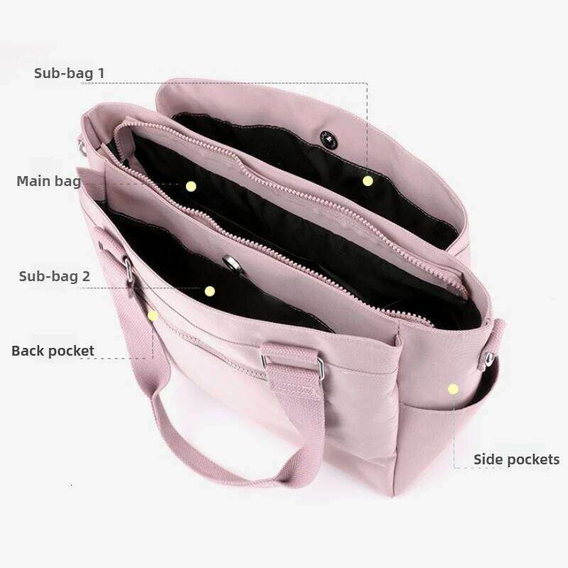 New Fashion Shoulder High Quality Large Capacity Women's Crossbody Bag Waterproof Multi Functional Handbag For Women