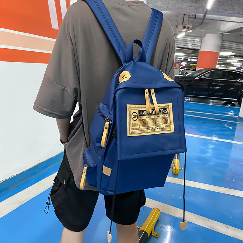 Free Shipping Canvas Backpack Outdoors Designer Bag Large Capacity Travel Laptop Men's Backpack Couple College Style Women's High School Stu