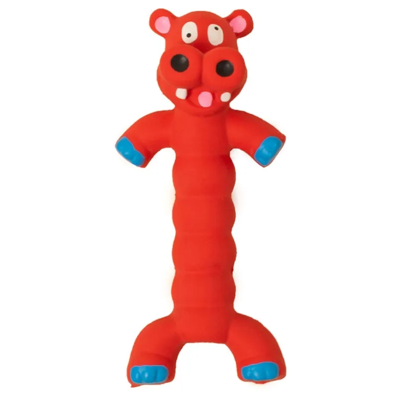 Rubber Dog Chewing Pet Toys Wholesale Funny Animal Shape Dog Toy Molar Teeth Cleaning Made of Latex Material Can Sound for Playing Puppy Toy 3pcs/Pack