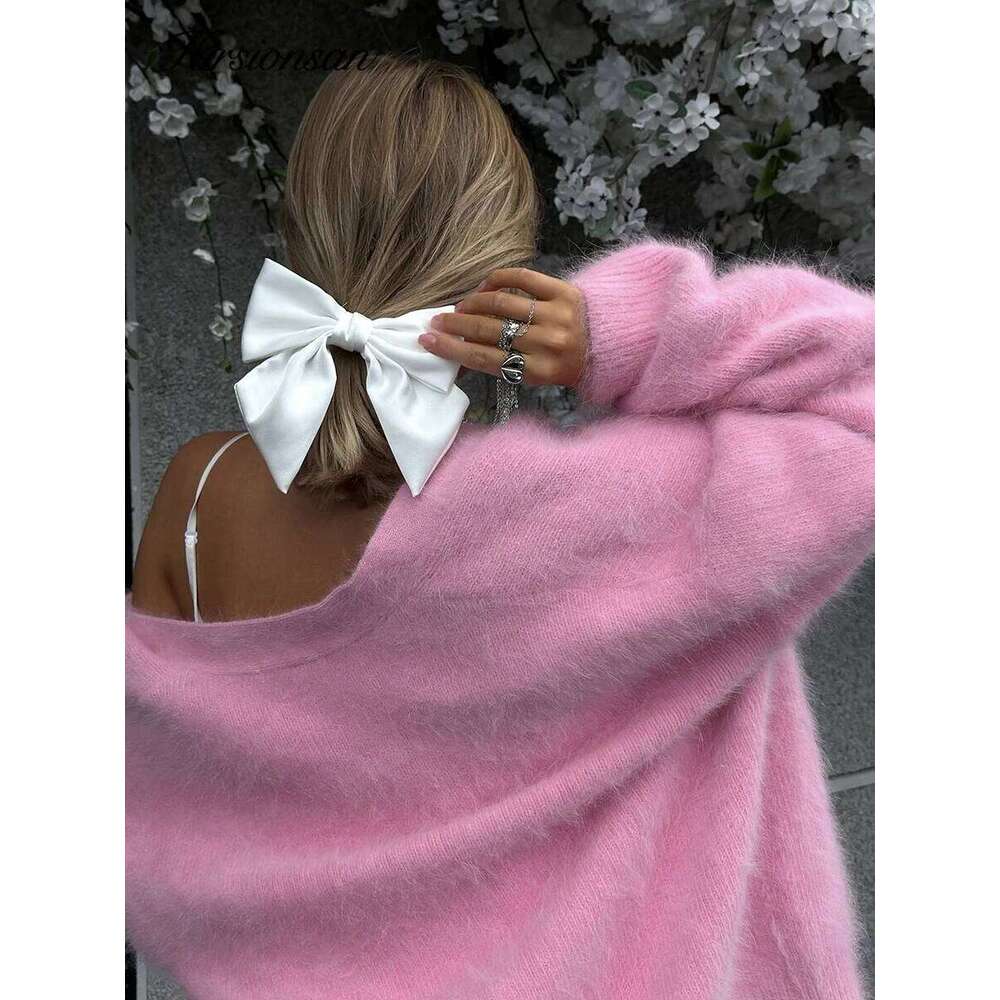 Hirsionsan Elegant Long Sleeve Sweater Women 2025 New Single-Breasted Female Casual Cardigan Soft Flexible Knitted Outwear