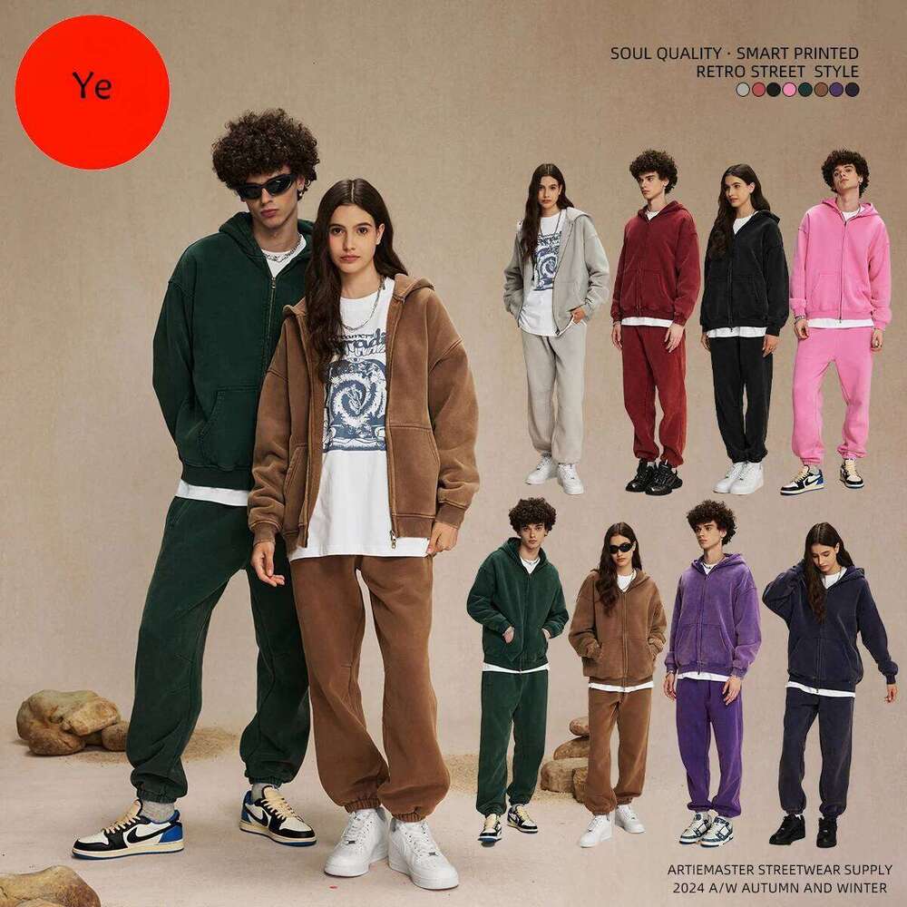 2025 Batik Fleece Zippered Hoodie Designer