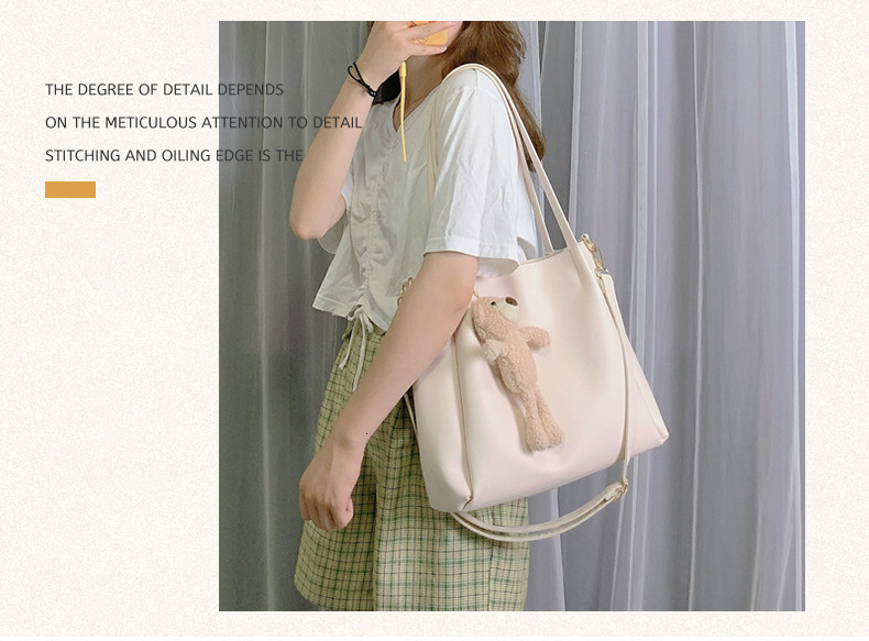 designer 2025 New Trend Large Capacity Shoulder Bag Fashion Versatile Commuter Tote Bag Women's Bag Wholesale