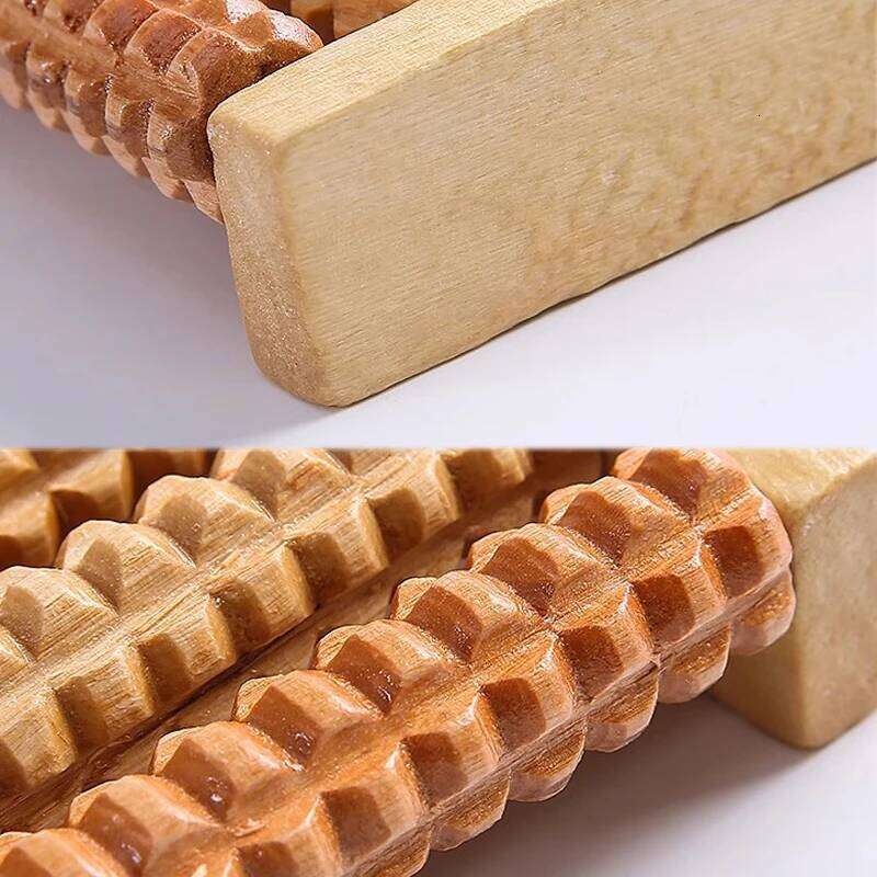 Wooden Foot Roller Relieves Plantar Fasciitis Heel Arch Pain Stress Relief Relaxation For Health Care Feet Massager