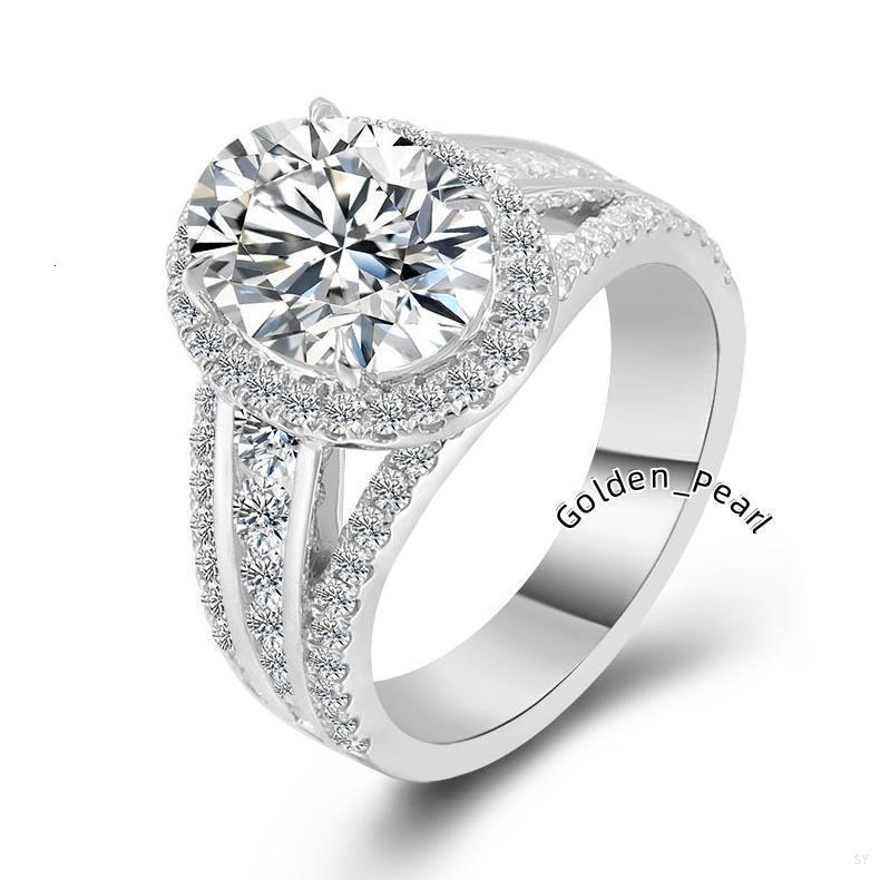 High Quality 14K Moissanite Wedding Ring for Couples Luxury Light Sensation Female Niche