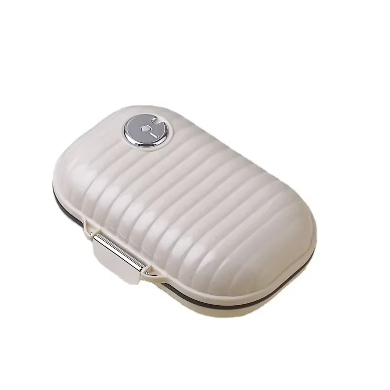 Medication Portable Travel For Seven Days Multiple Storage Box Pill Box Mini Pill Organizer Travel Essentials 7 Compartment Medicine Pill Case Medicin