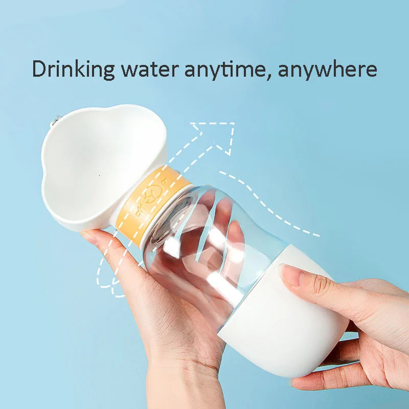 free shipping For Use Portable Companion Cup Plastic Bottle Walking Water Feeding Dog Accessories Outdoor 250527
