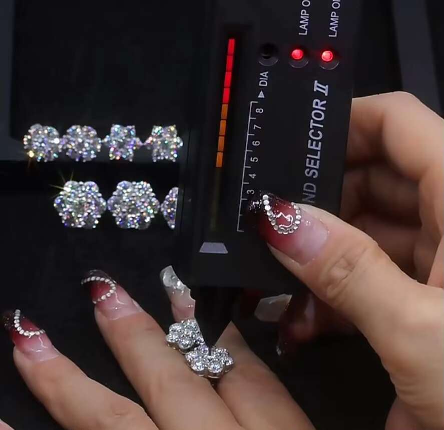 E3199S HIPHOP High Class Diamond VVS Moissanite Screwback Stud Earrings