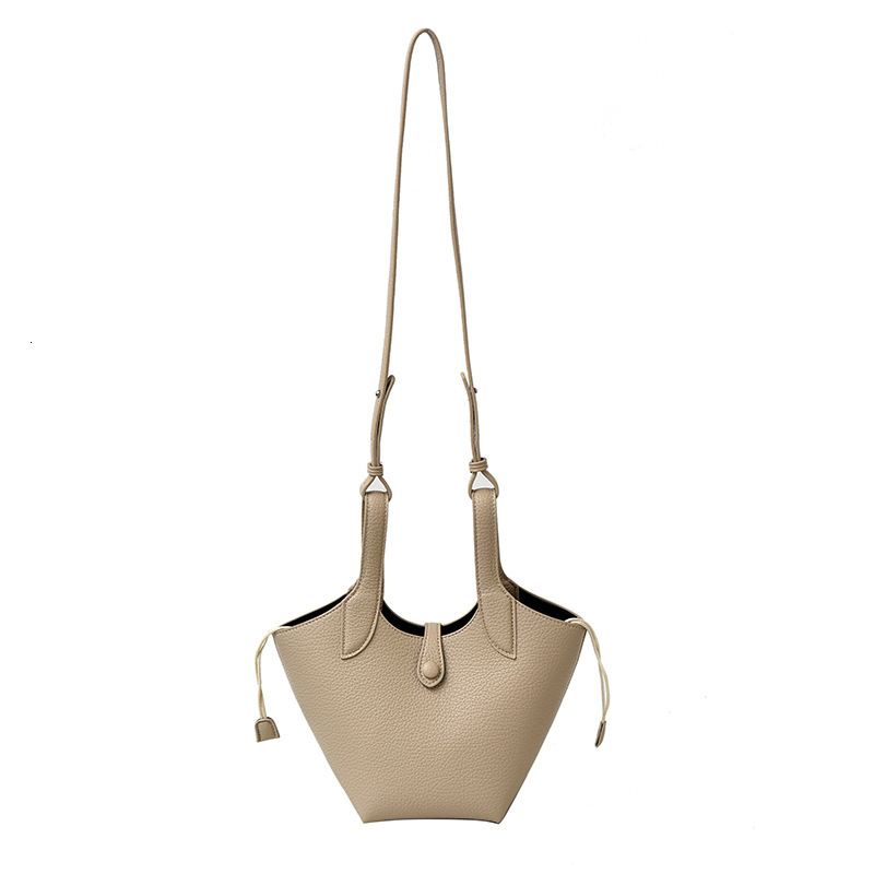 designer Niche Texture Underarm Bag Women's Bag 2025 Spring New Bucket Bag Simple Shoulder Crossbody Basket Bag