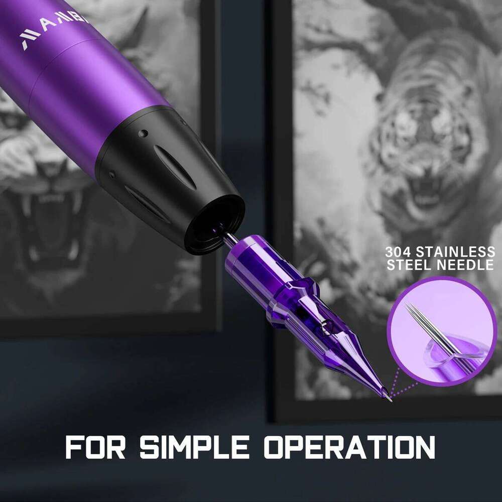 Wireless Rotating Set Complete Pen 1350Mah Battery Box Needle Power Tattoo Suitable For Beginners Body Art Makeup