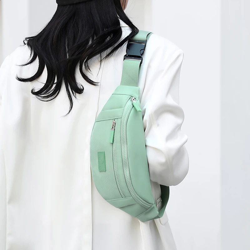 Waist Bag Women Men Waterproof Pocket Fashion Casual Chest Handbag Unisex Sports Travel Purse Waist Pack Belly Bags Case 250528