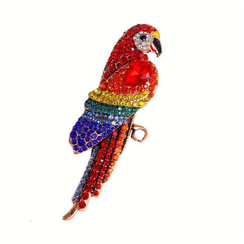 Creative New Women Girls Crystal Bird Brooch Badges Fashion Classic Rhinestone Party Pin Accessories For Ladies's Coat