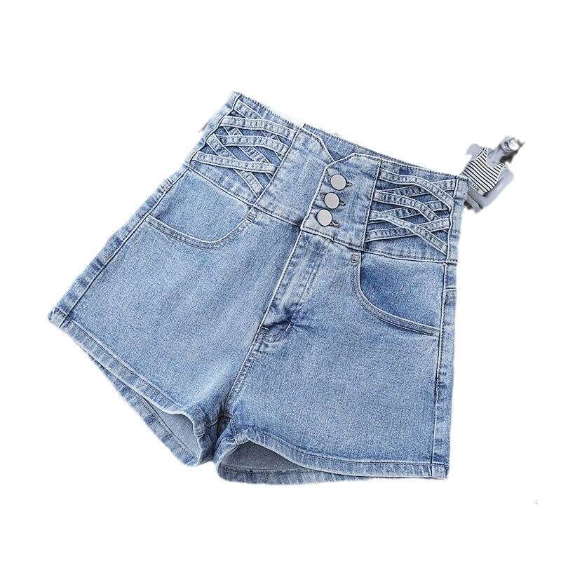 Denim Shorts Jeans Shorts High Waist Denim Shorts Fashion Women S Spring New Small Stature Design Sense Girl Tight Hot Pants Ripped Short Jeans