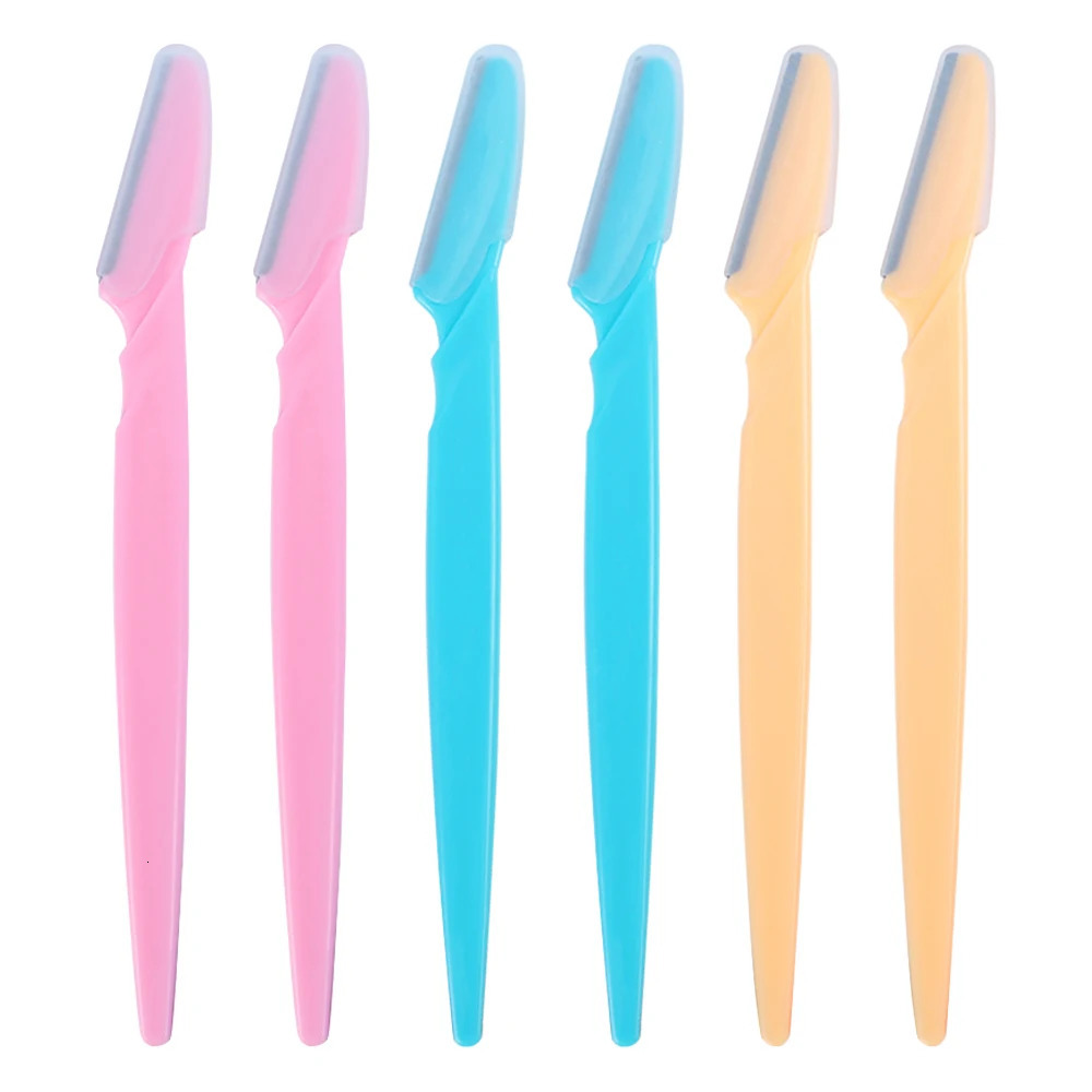 630pcs Portable Face Razor Eye Brow Epilation Eyebrow Trimmer Blade Shaver Hair Removal Cutters Safety Woman Makeup 250516