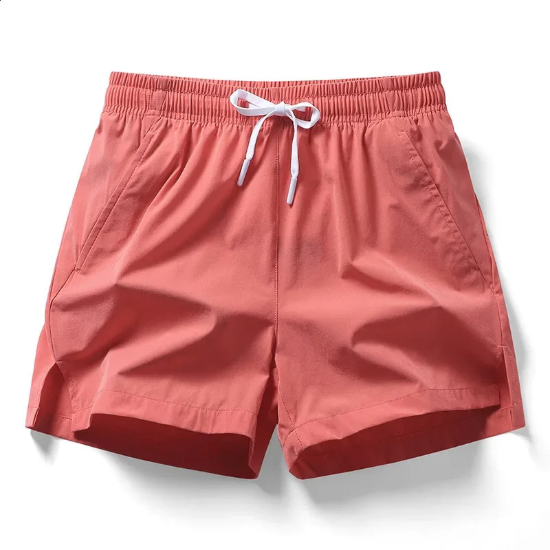 Summer Ice Silk Quick Dry Short Pants Men Breathable Sportswear Running Fitness Beach Bottoms Gym Training Zipper Pocket Shorts 250530