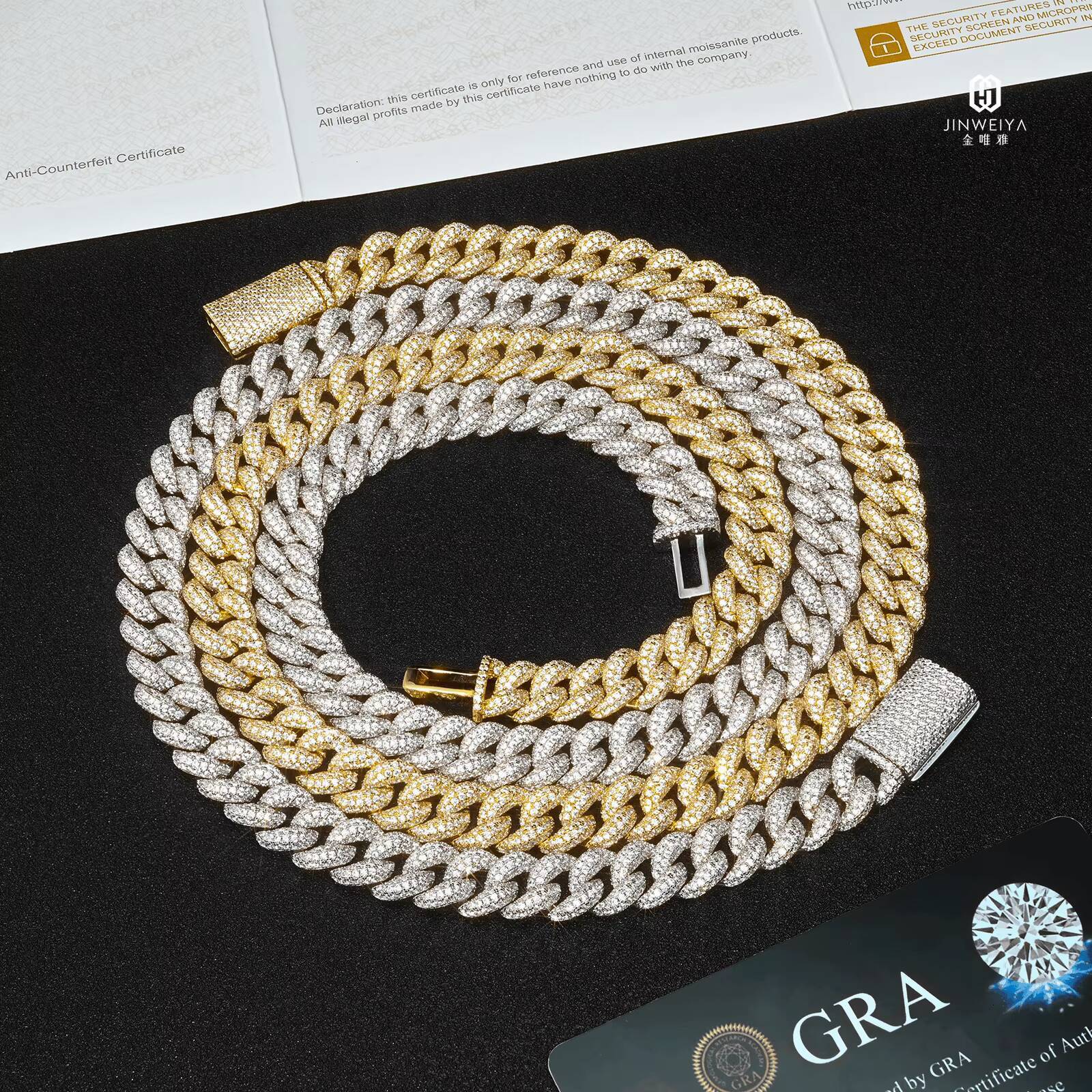 Hip hop Sier Silica Necklace 10mm Wide 16 18 20 22 24 Inch Long Rap Singer Style Cuban Chain