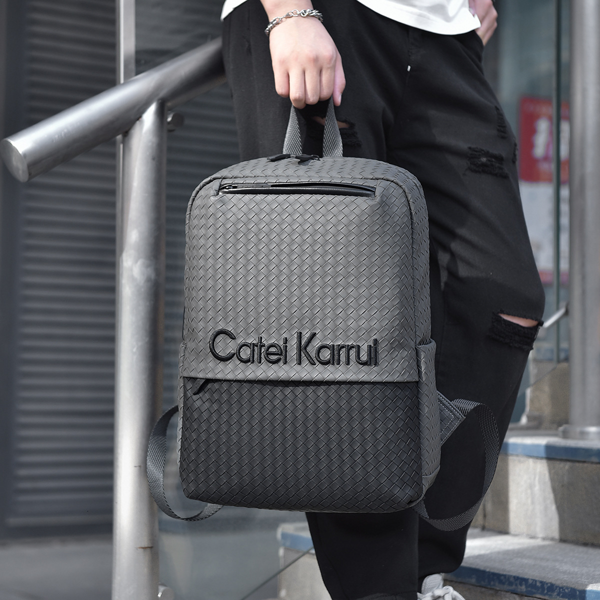 Free Shipping Cross-border Trendy Brand Backpack New Fashion Simple Catei Karrui Business Outdoors Backpack Custom Logo Designer Bag Student School Ba