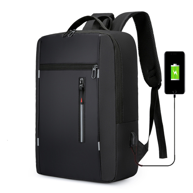 Free Shipping New Backpack Simple USB Charging Business Laptop Bag For Men Multifunctional Student Outdoors Large Capacity Designer Bag School Bag
