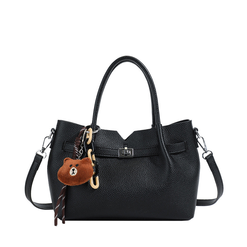 designer Vintage Large Capacity High-Quality Texture Handbag Mother-Daughter Bag 2025 New Spring Shoulder Crossbody Bag Versatile Bucket Bag